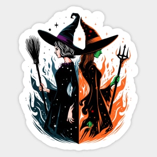 Good Witch Bad Witch Sticker